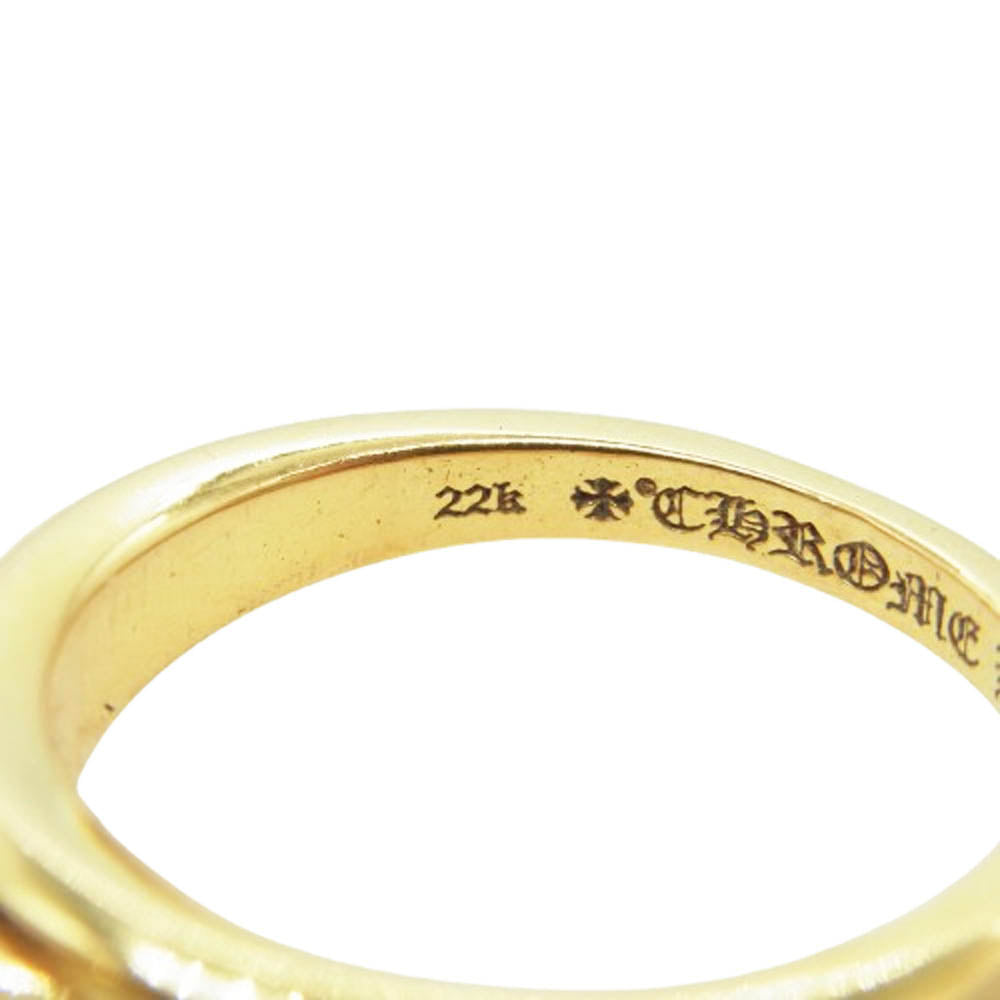 CHROME HEARTS クロムハーツ（原本無） 22K BABY CLSC P D 22Kベイビー クラシック ダガー PAVE ダイヤ ゴールド リング ゴールド系 15号【中古】