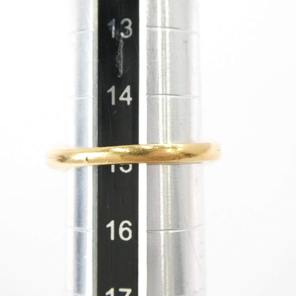 CHROME HEARTS クロムハーツ（原本無） 22K BABY CLSC P D 22Kベイビー クラシック ダガー PAVE ダイヤ ゴールド リング ゴールド系 15号【中古】