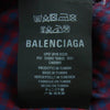 BALENCIAGA バレンシアガ 534295 TBM20 チェック柄 フランネル イージー パンツ コットン チュニジア製 パープル系 41【中古】
