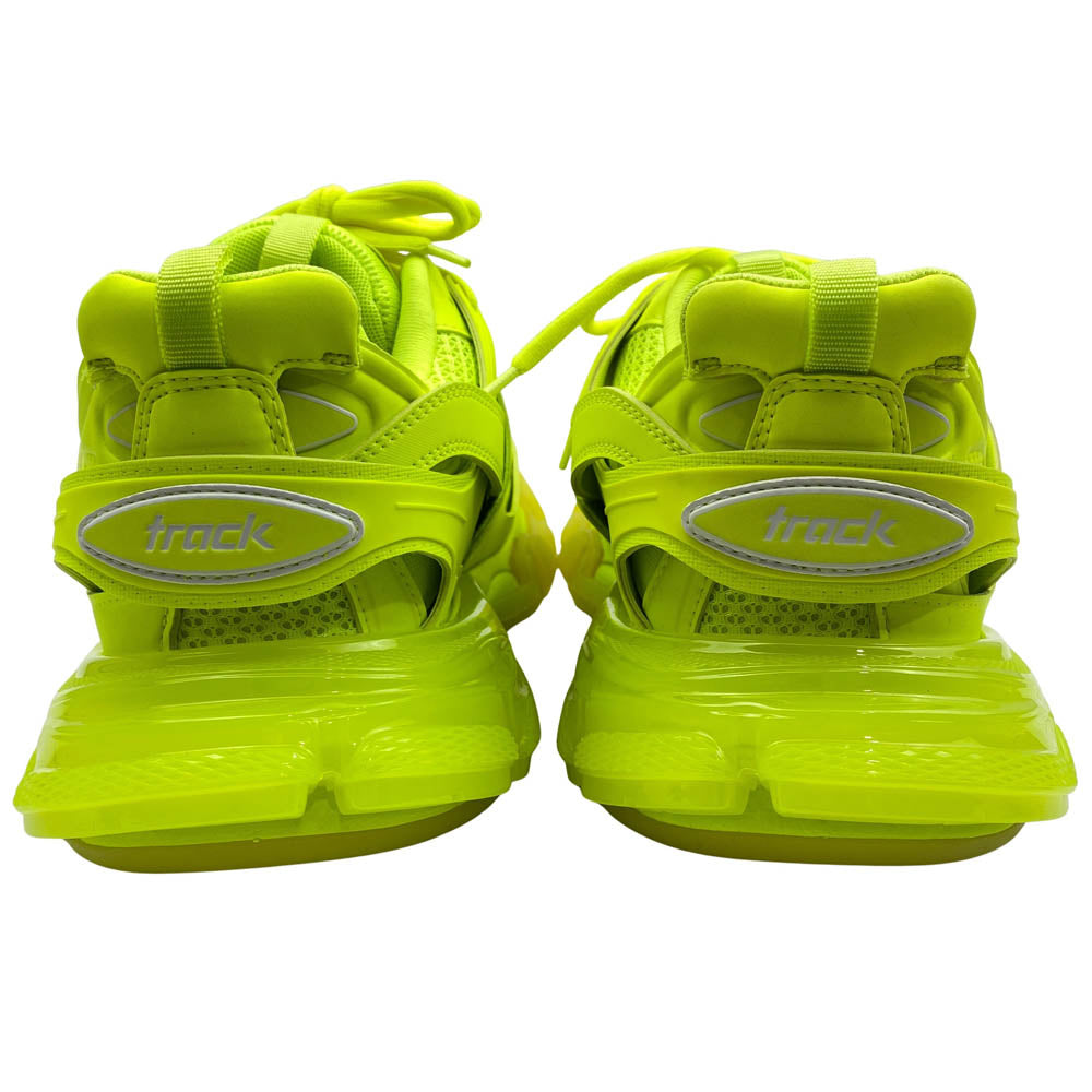 BALENCIAGA バレンシアガ 647742 W3BM3 TRACK CLEAR SOLE トラック クリアソール ネオンイエロー スニーカー Fluo Yellow フルオイエロー イエロー系 41(27cm)【美品】【中古】