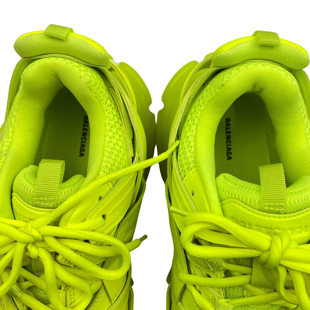 BALENCIAGA バレンシアガ 647742 W3BM3 TRACK CLEAR SOLE トラック クリアソール ネオンイエロー スニーカー Fluo Yellow フルオイエロー イエロー系 41(27cm)【美品】【中古】