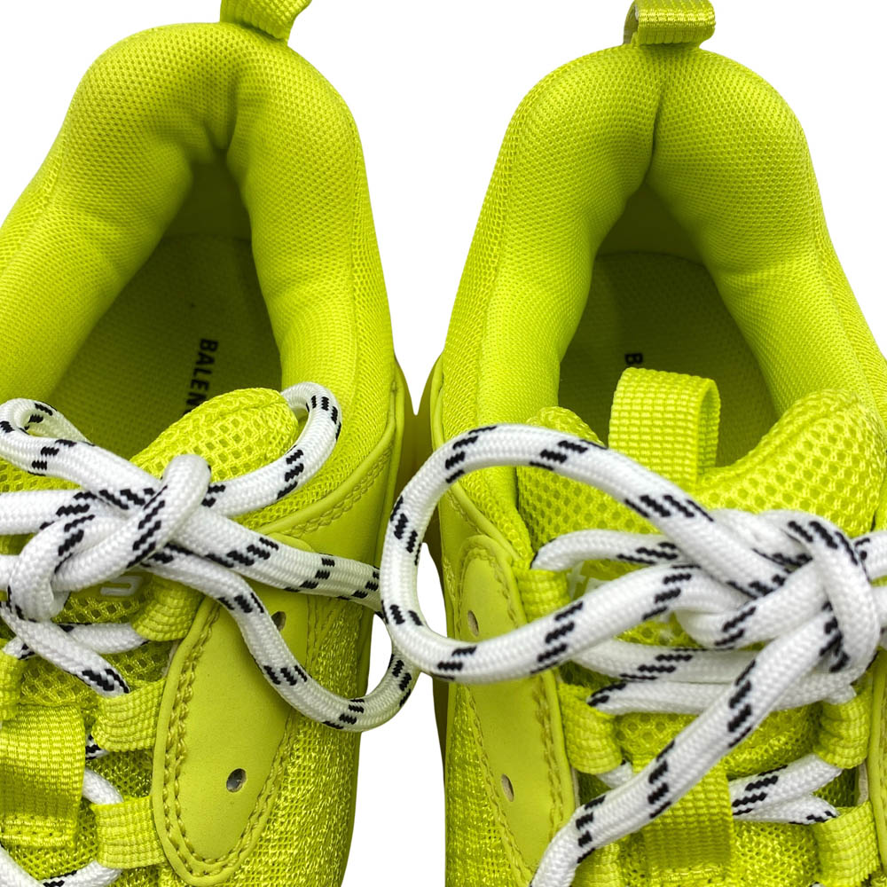 BALENCIAGA バレンシアガ 541624 W2FF2 Triple S Trainers Fluo Yellow CLEAR SOLE トリプルS トレーナー クリアソール フルオイエロー スニーカー イエロー系 42(27.5cm)【美品】【中古】