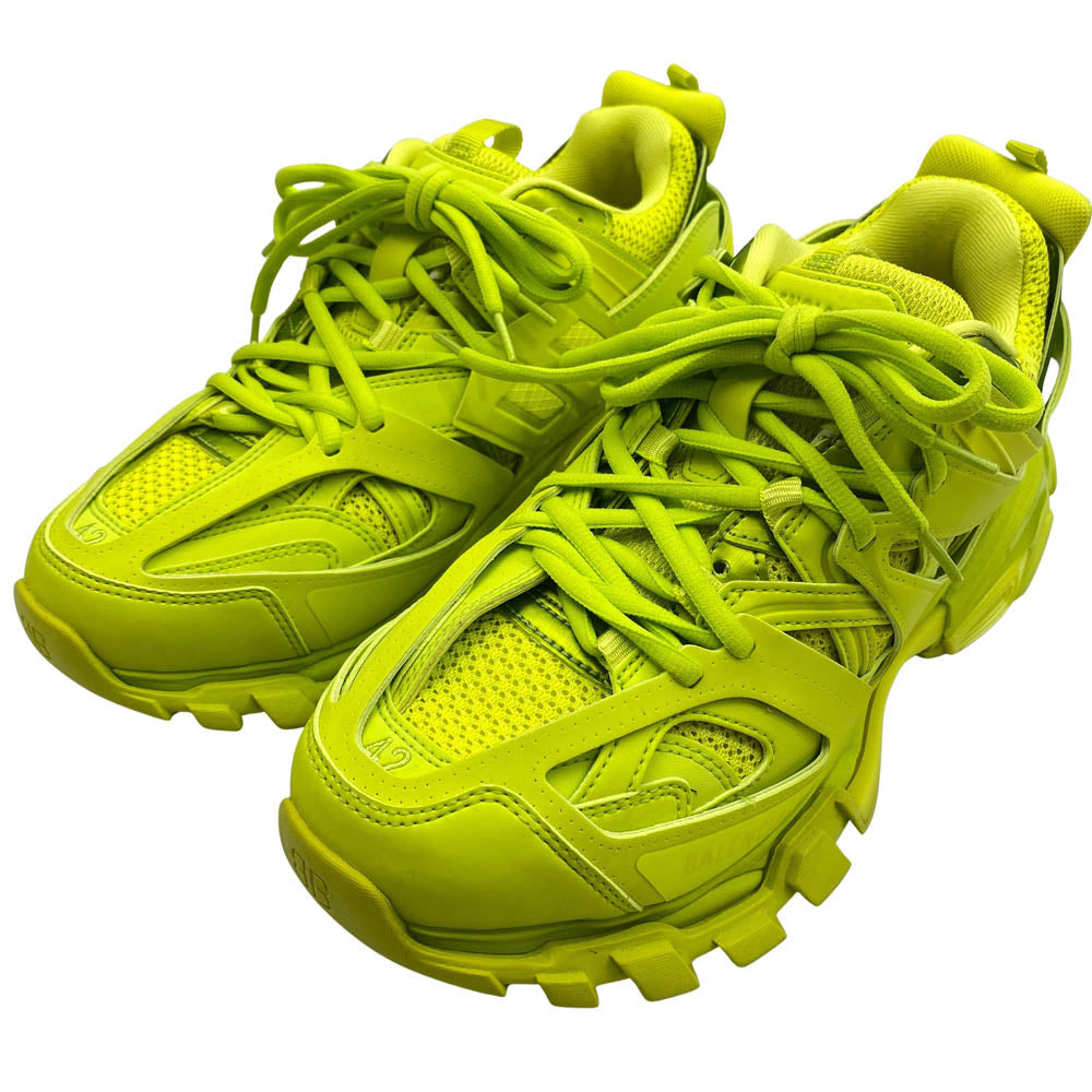 BALENCIAGA バレンシアガ 542023 W2LA1 TRACK トラック ネオンイエロー スニーカー イエロー系 27.5cm【美品】【中古】
