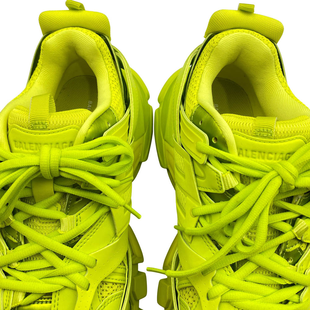 BALENCIAGA バレンシアガ 542023 W2LA1 TRACK トラック ネオンイエロー スニーカー イエロー系 27.5cm【美品】【中古】