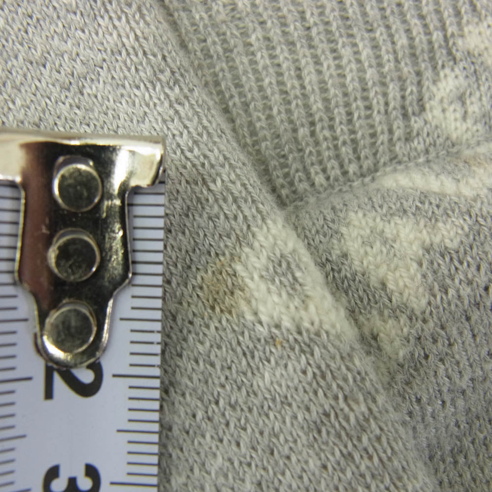 BALENCIAGA バレンシアガ 22AW 699822 T3233 Mini Allover Logo Cardigan ミニ オールオーバーロゴ カーディガン グレー系 L【中古】