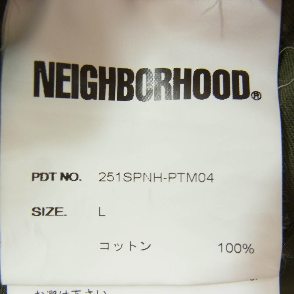 NEIGHBORHOOD ネイバーフッド 25SS 251SPNH-PTM04 BDU PANTS カーゴパンツ カーキ系 L【中古】