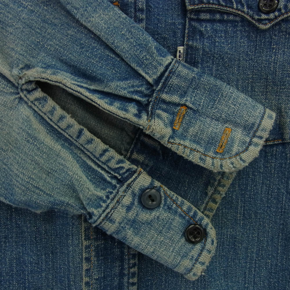 Levi's リーバイス Vintage ヴィンテージ 70s デニム BIGE 長袖 シャツ インディゴブルー系【中古】