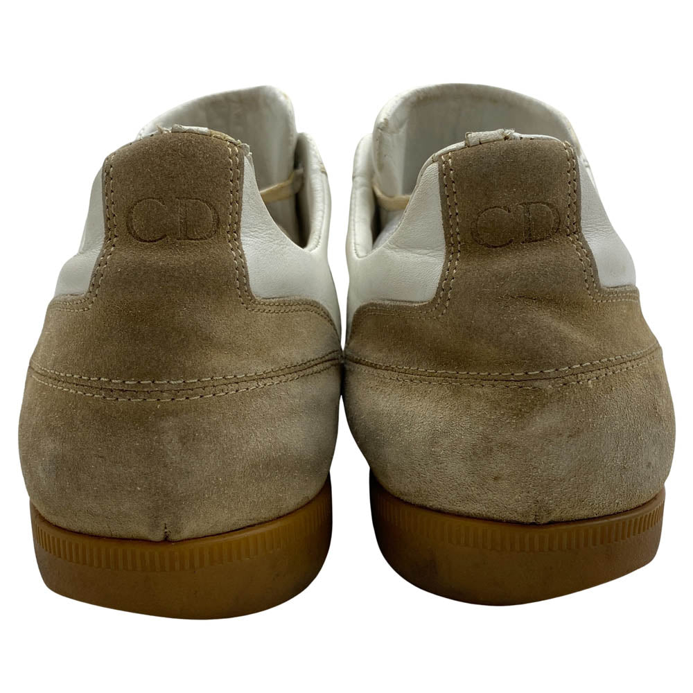 DIOR HOMME ディオールオム ジャーマン トレーナー ローカット スニーカー ホワイト系 40【中古】