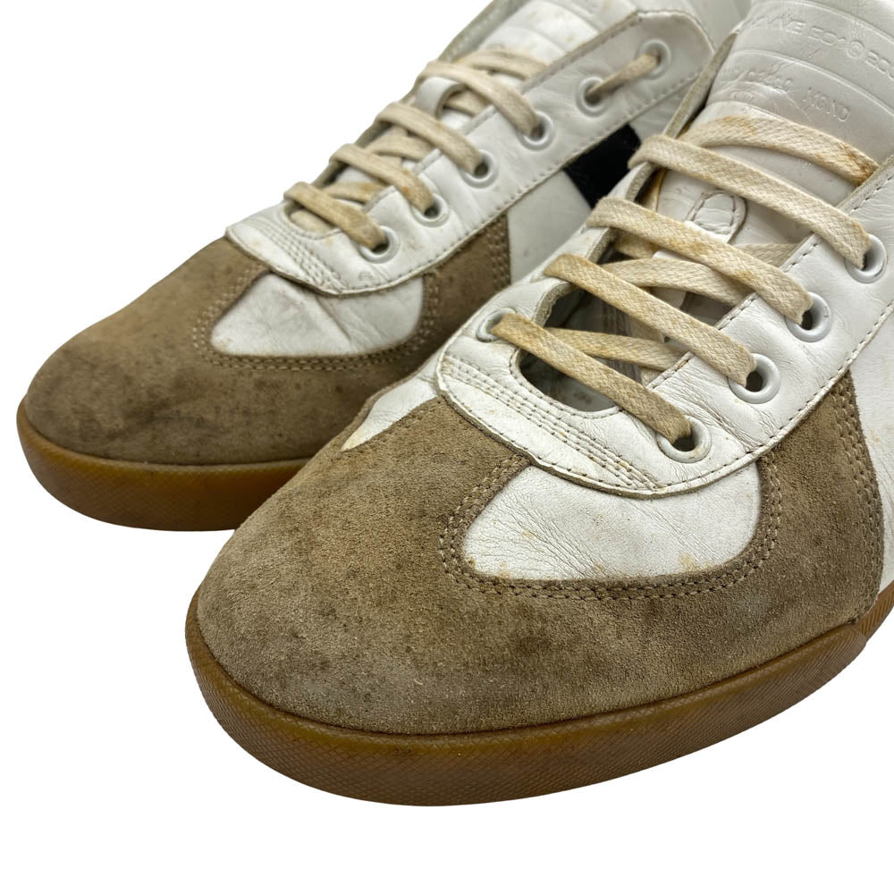 DIOR HOMME ディオールオム ジャーマン トレーナー ローカット スニーカー ホワイト系 40【中古】