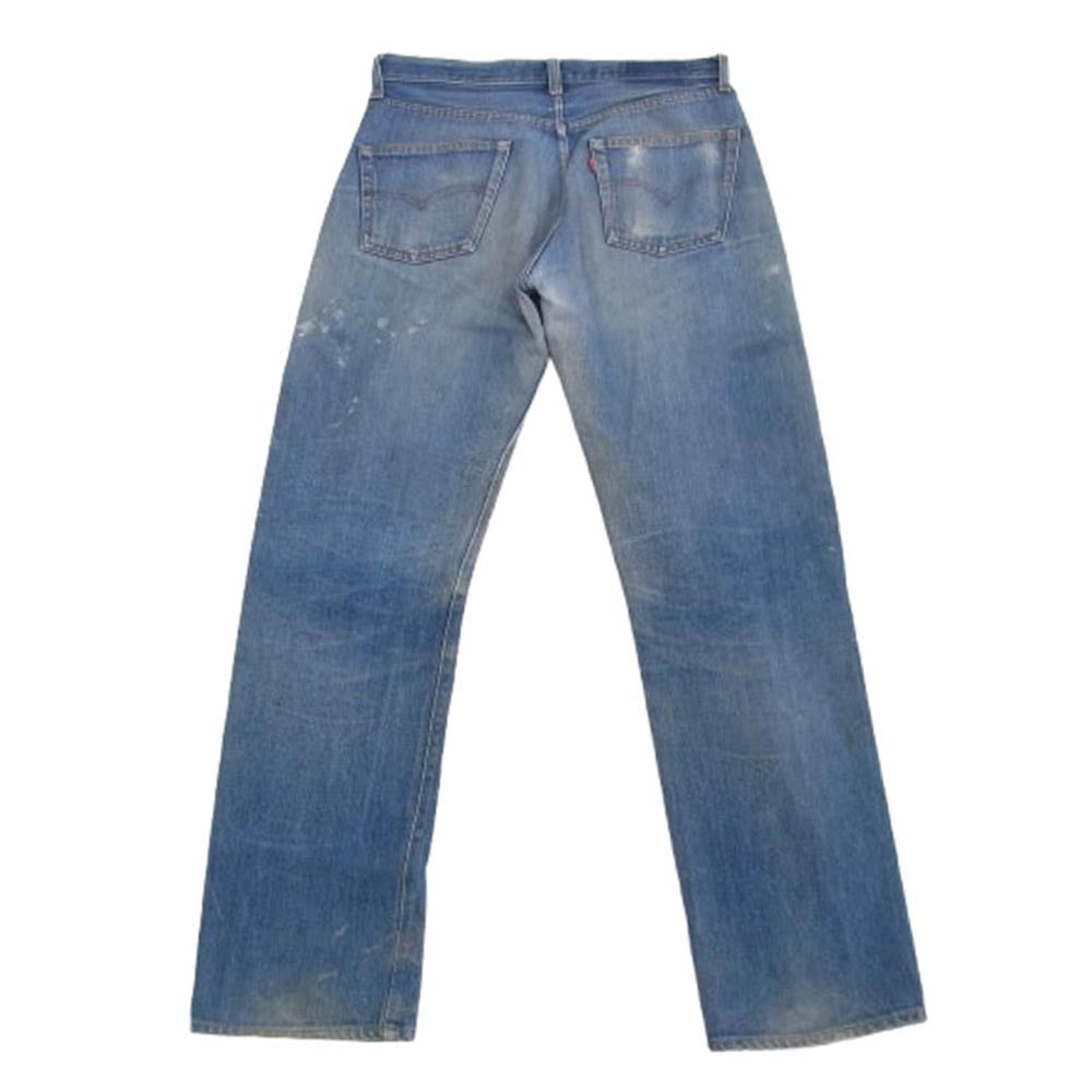 Levi's リーバイス Vintage 66後期 ヴィンテージ 70s チェーンステッチ ボタン裏6 バレンシア工場製 501 スモールe デニム パンツ インディゴブルー系 サイズ表記なし【中古】
