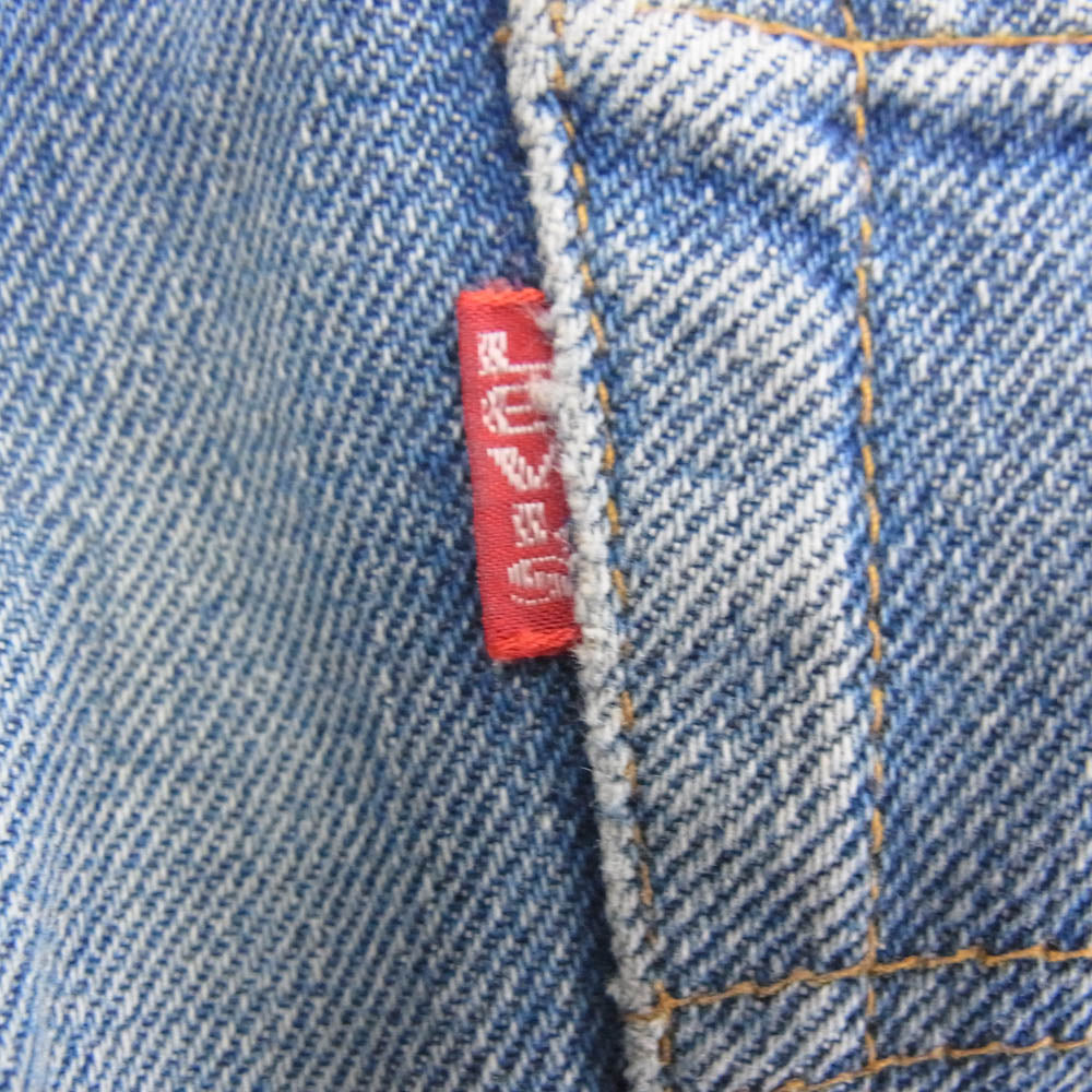 Levi's リーバイス Vintage 66後期 ヴィンテージ 70s チェーンステッチ ボタン裏6 バレンシア工場製 501 スモールe デニム パンツ インディゴブルー系 サイズ表記なし【中古】