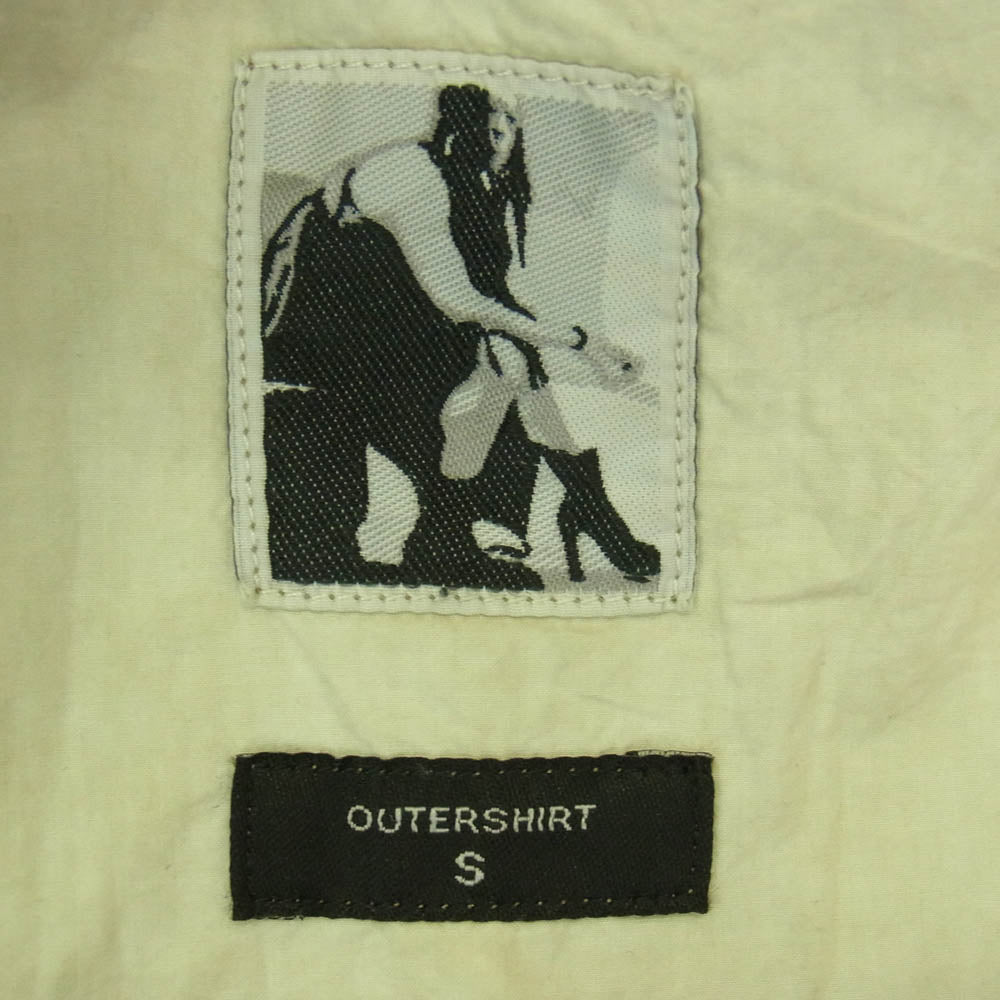 Rick Owens リックオウエンス DU01D1755-SKTY DRKSHDW ダークシャドウ OUTERSHIRT アウターシャツ デニム シャツ ジャケット インディゴブルー系 S【中古】