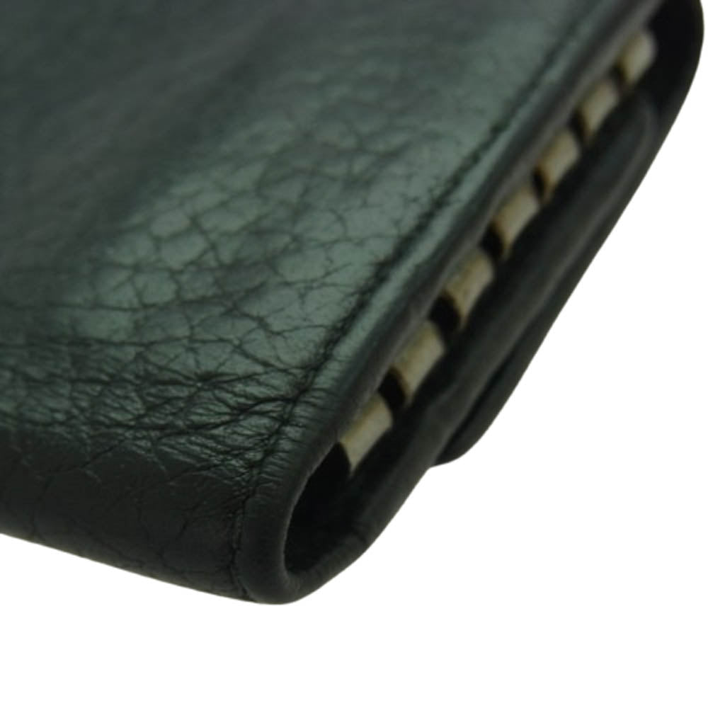 DOLCE&GABBANA ドルチェアンドガッバーナ ロゴプレート レザー キーケース ブラック系【中古】