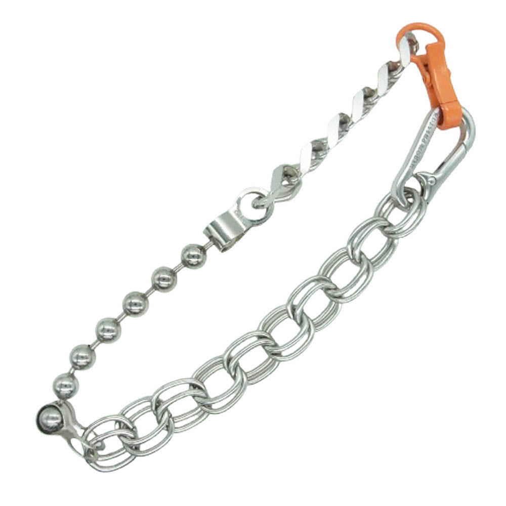 Heron Preston ヘロン プレストン Multi-Chain Necklace マルチチェーン ネックレス シルバー系【中古】