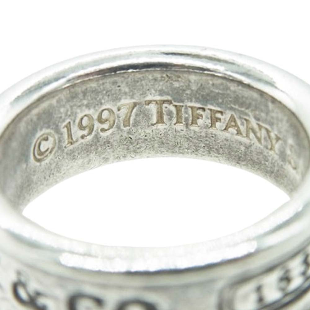 TIFFANY&Co. ティファニー ロゴ ナロー リング シルバー系 8.5号【中古】