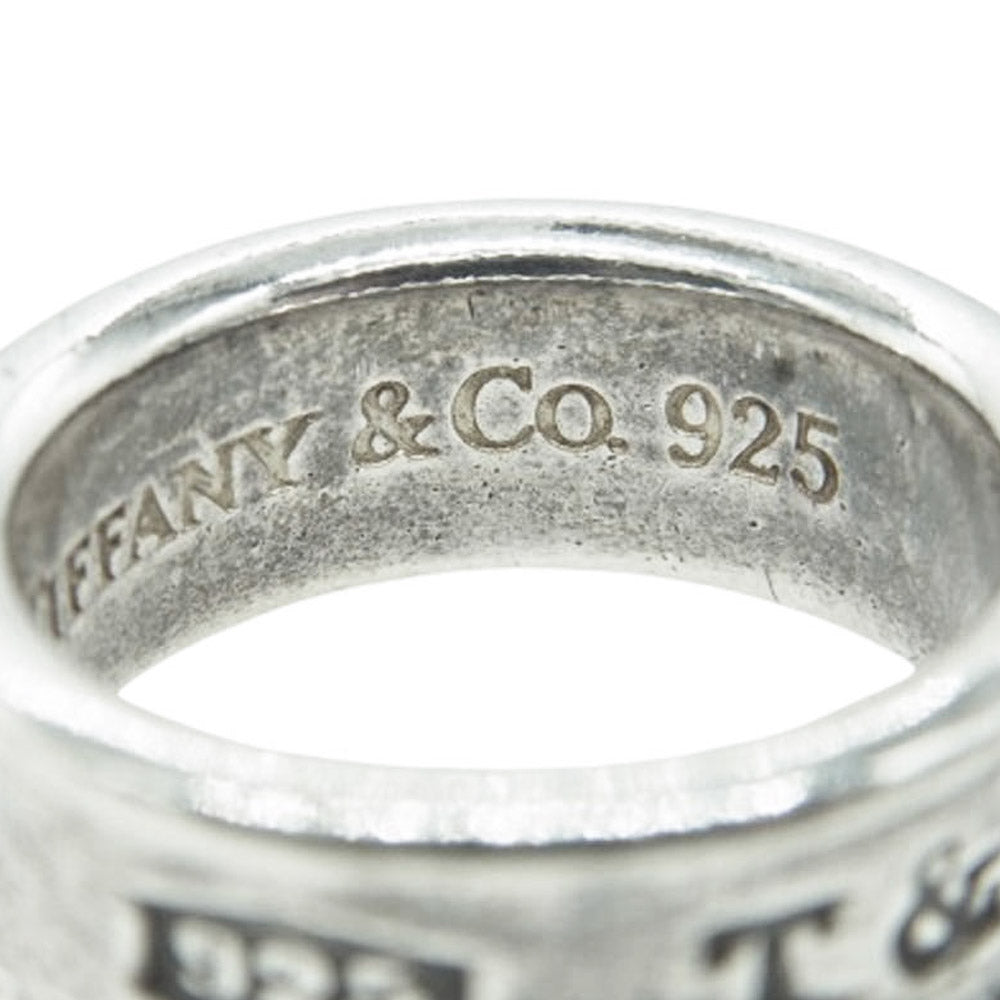 TIFFANY&Co. ティファニー ロゴ ナロー リング シルバー系 8.5号【中古】