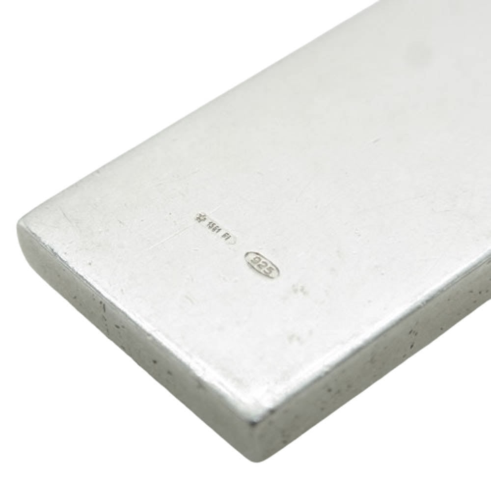 GUCCI グッチ ロゴプレート ネックレス シルバー シルバー系【中古】