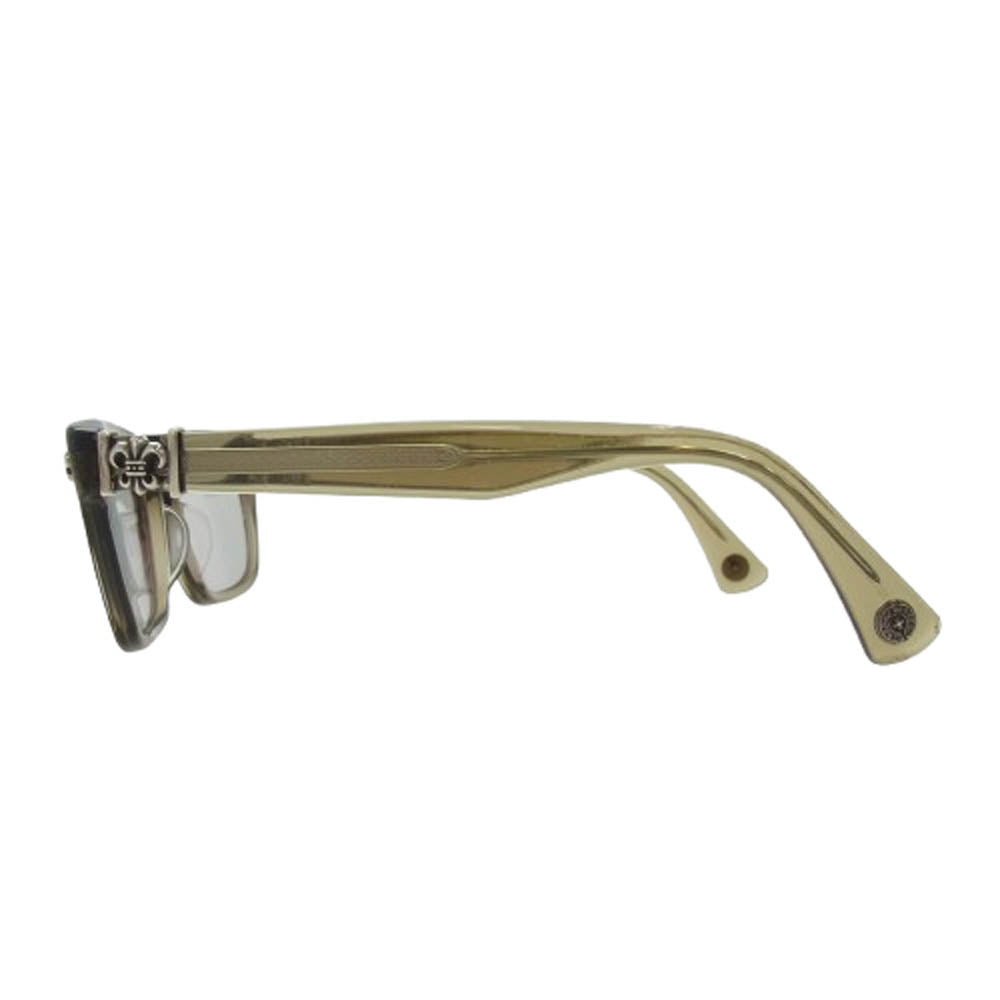 CHROME HEARTS クロムハーツ（原本無） 2025年購入証明冊子付属 純正レンズ付属 GITTIN ANY-A 度入り アイウェア サングラス メガネ 眼鏡 52□19-145【中古】