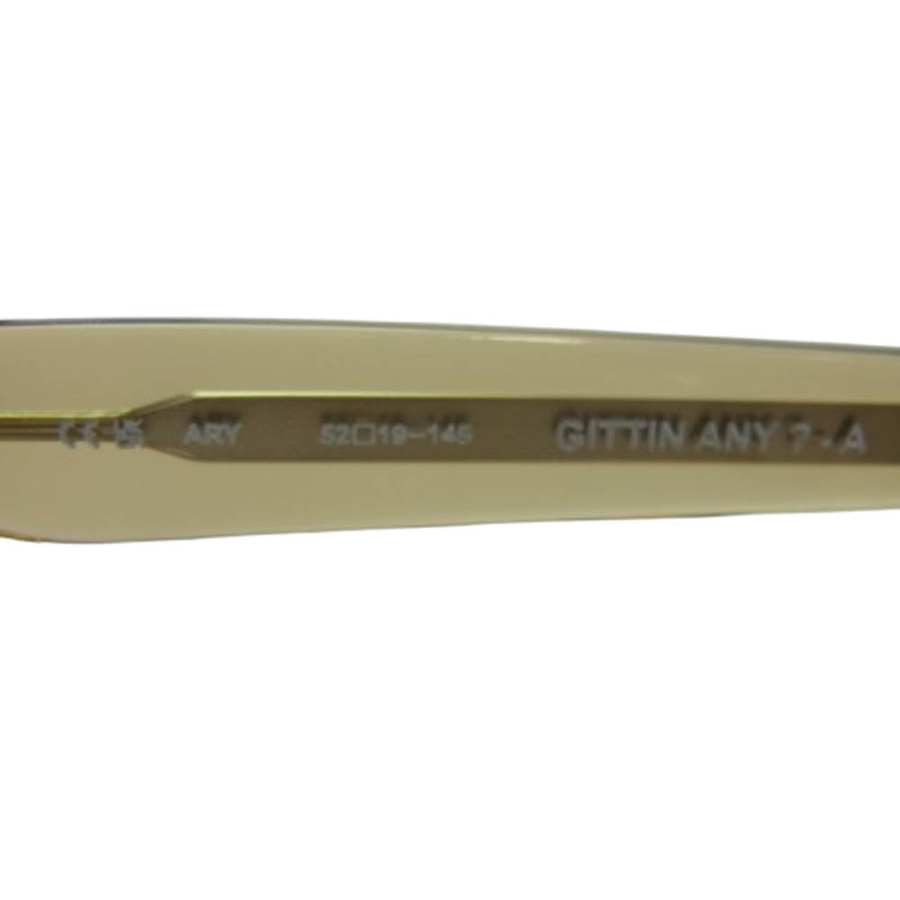 CHROME HEARTS クロムハーツ（原本無） 2025年購入証明冊子付属 純正レンズ付属 GITTIN ANY-A 度入り アイウェア サングラス メガネ 眼鏡 52□19-145【中古】