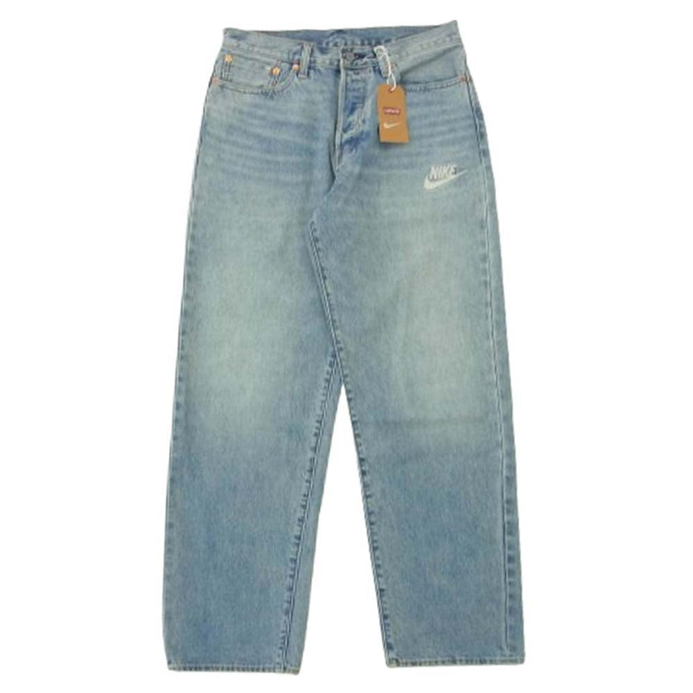 NIKE ナイキ 25AW × LEVI'S リーバイス Baggy Jean Light Indigo バギー デニムパンツ ジーンズ ライトブルー系 W30/L32【極上美品】【中古】