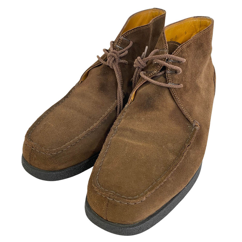 Santoni サントーニ 5505 スエード チャッカ ブーツ ブラウン系 9【中古】