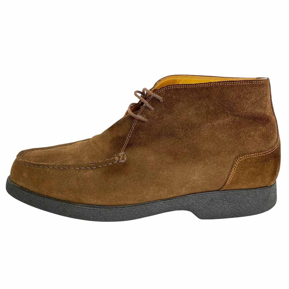 Santoni サントーニ 5505 スエード チャッカ ブーツ ブラウン系 9【中古】