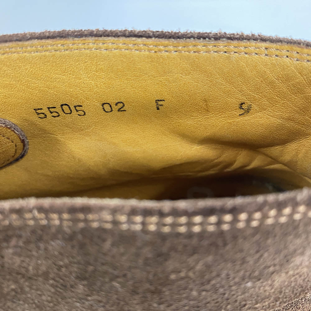 Santoni サントーニ 5505 スエード チャッカ ブーツ ブラウン系 9【中古】