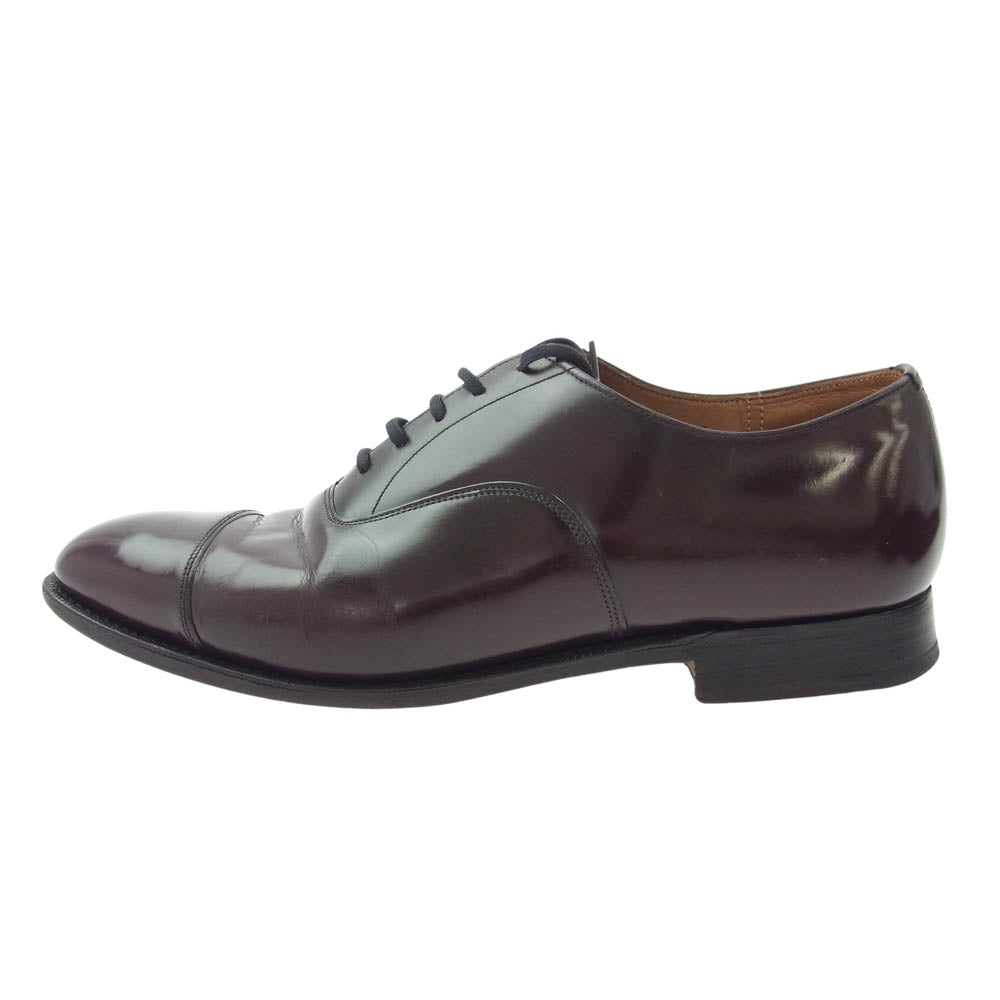 CHURCH'S チャーチ キャップトゥ 内羽根 ストレートチップ レザー シューズ ブラウン系 9【中古】
