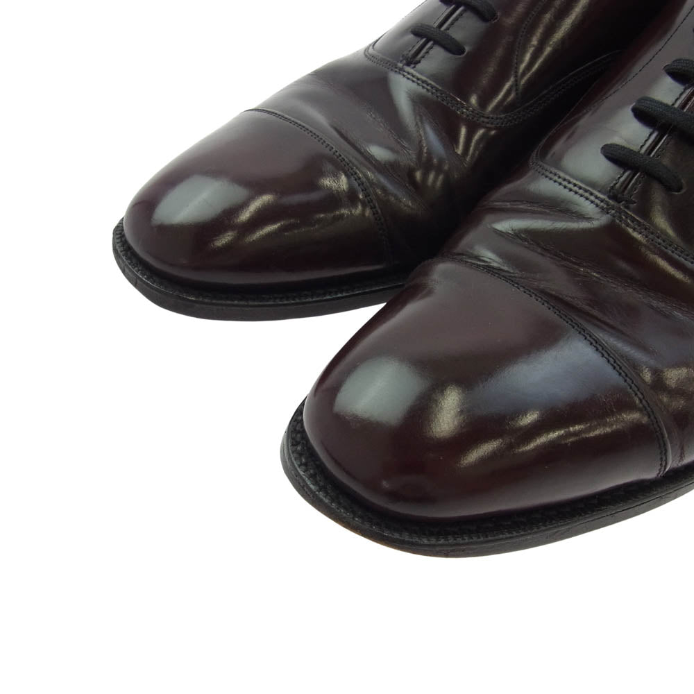 CHURCH'S チャーチ キャップトゥ 内羽根 ストレートチップ レザー シューズ ブラウン系 9【中古】