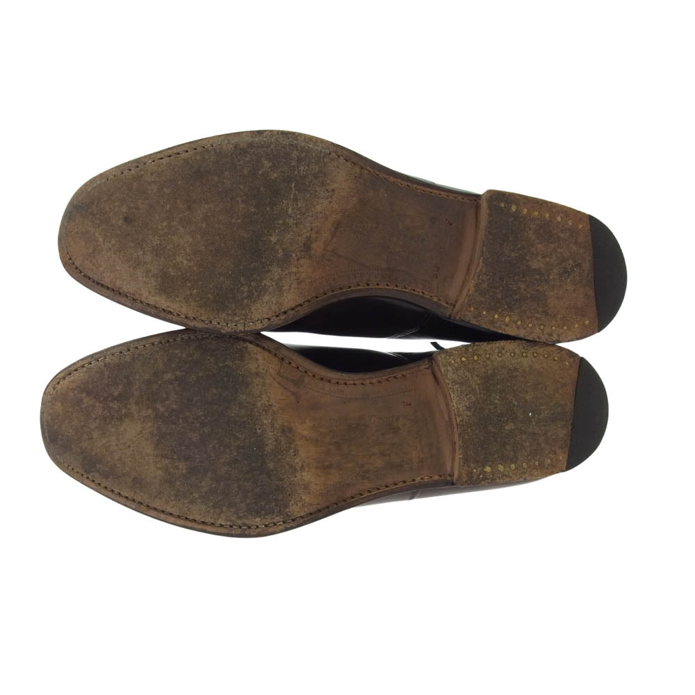 CHURCH'S チャーチ キャップトゥ 内羽根 ストレートチップ レザー シューズ ブラウン系 9【中古】