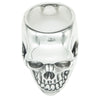 REID MFG リード エムエフジー rrg101 ギャランティ付属 Large Skull w/Jaw 顎付き ラージスカル リング シルバー系 19号【中古】
