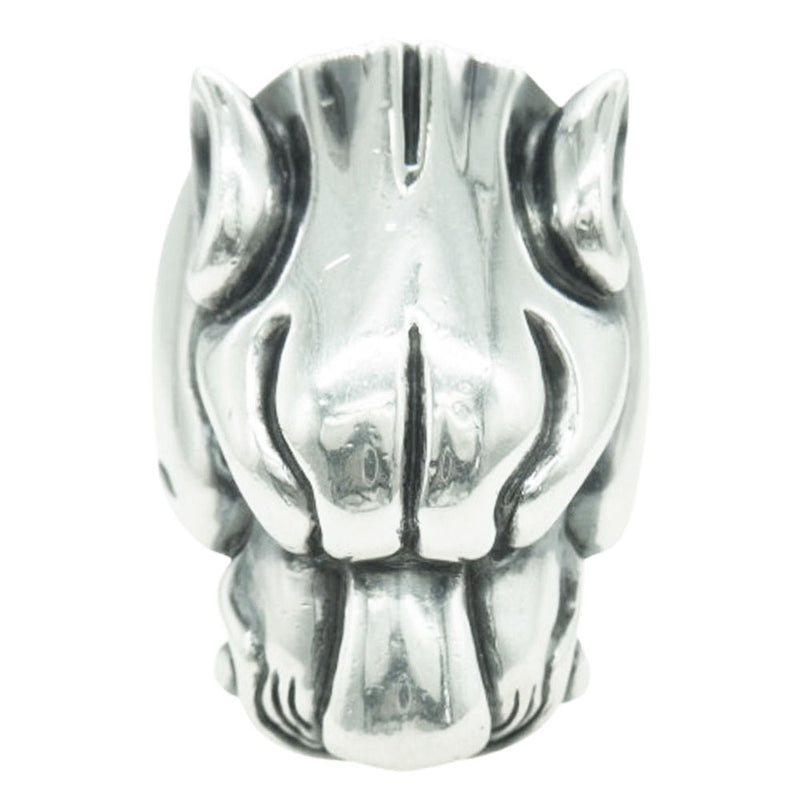 REID MFG リード エムエフジー Couger Ring クーガー アニマル リング シルバー系 19号【中古】