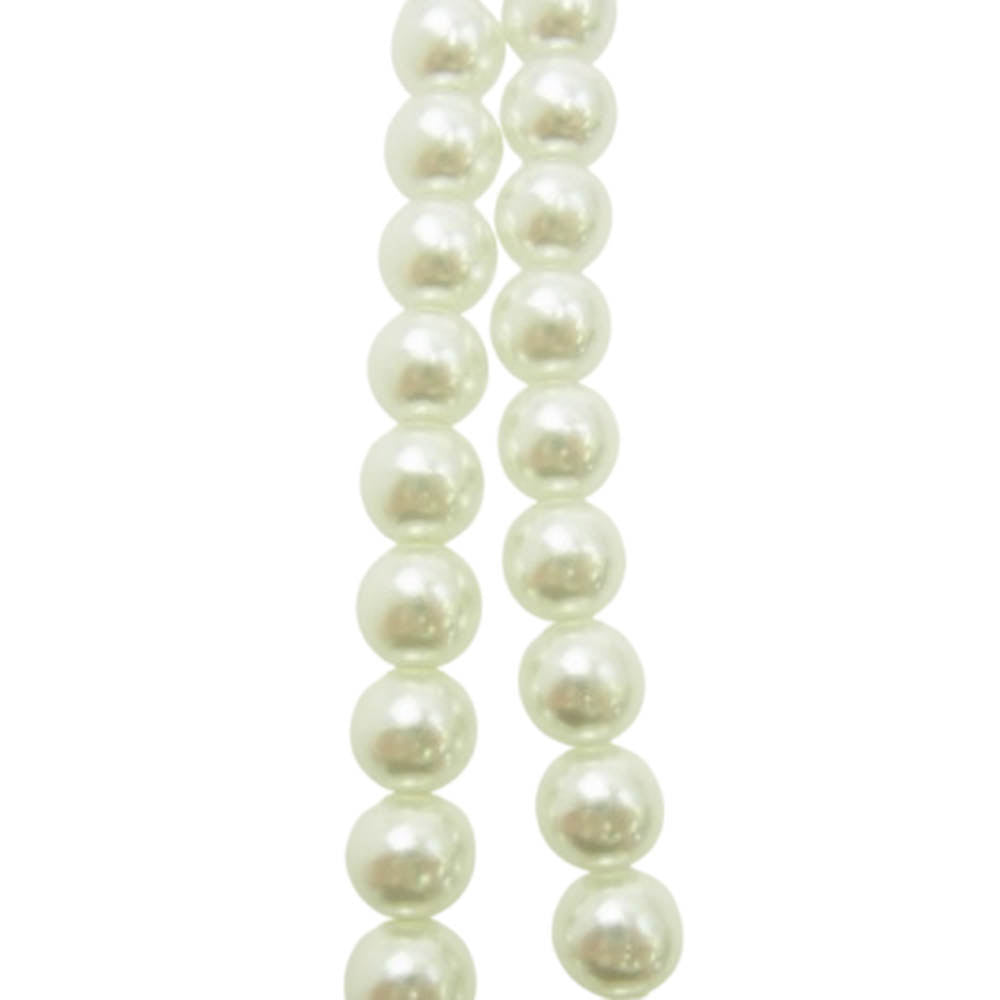 JOHN LAWRENCE SULLIVAN ジョンローレンスサリバン JLS-09-03 PEARL 3WAY MASK HOLDER マスク＆メガネグラスホルダーネックレス ホワイト系【中古】