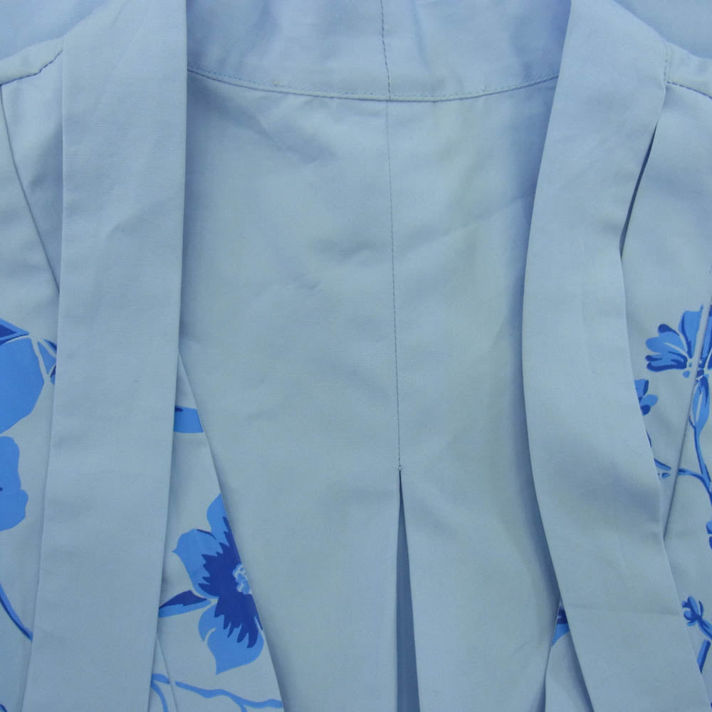 GUCCI グッチ 24AW 788835 Z8BSV DRESSES ホールズビット ミニ フラワー ワンピース ドレス ブルー系 42【中古】