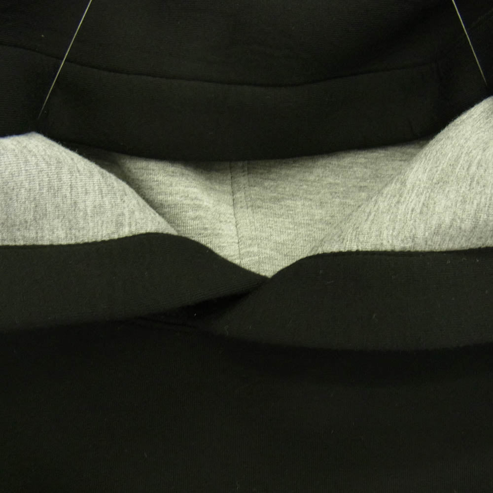 GUCCI グッチ 803973 XJGTW ヴィスコースジャージー ロゴエンブロイダリー フーデッド スウェットシャツ プルオーバー パーカー ブラック系 S【中古】