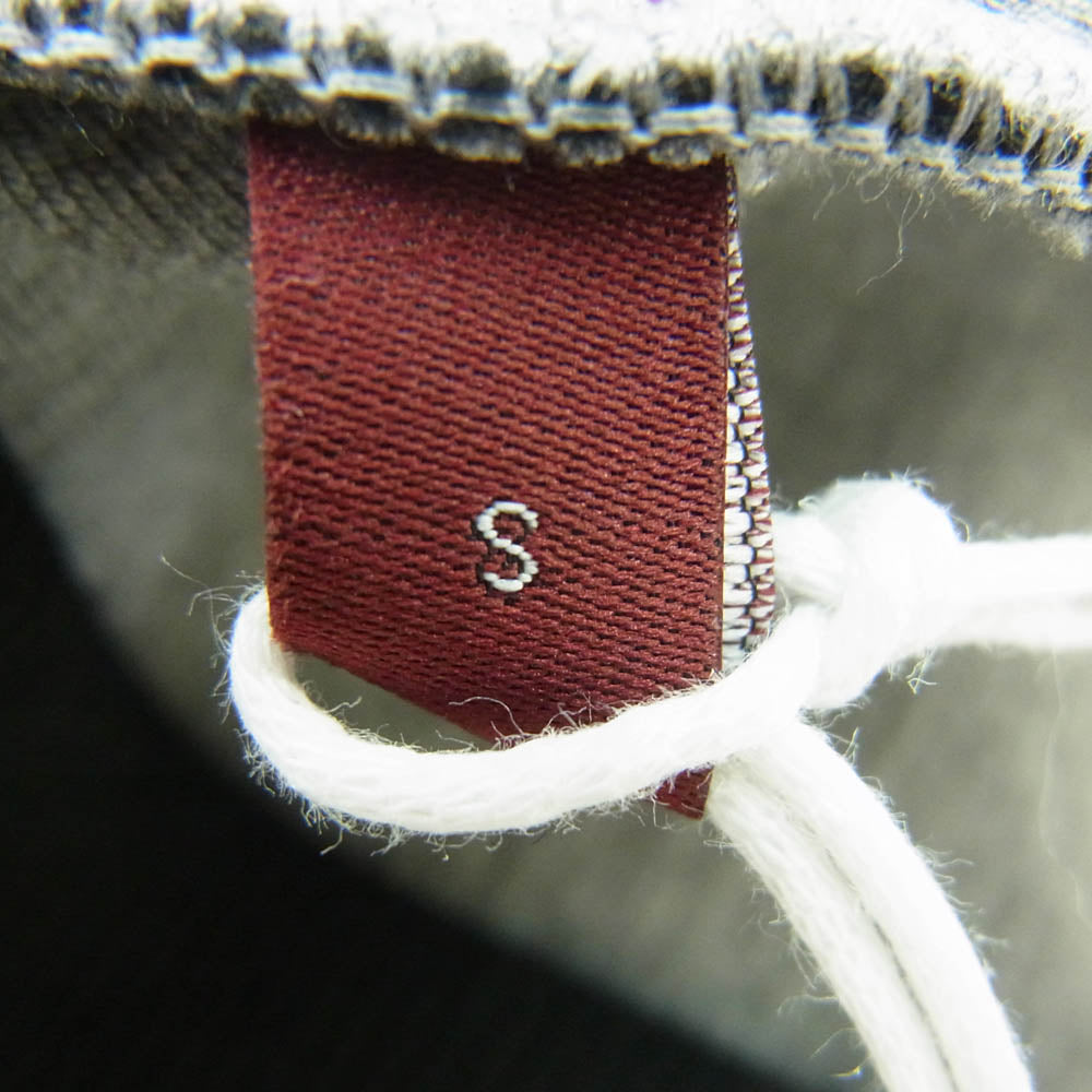 GUCCI グッチ 803973 XJGTW ヴィスコースジャージー ロゴエンブロイダリー フーデッド スウェットシャツ プルオーバー パーカー ブラック系 S【中古】