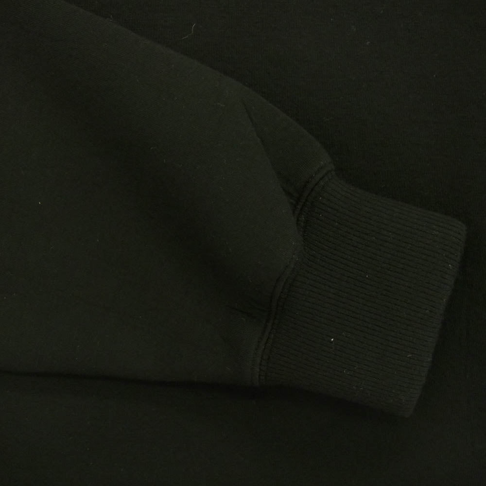 GUCCI グッチ 803973 XJGTW ヴィスコースジャージー ロゴエンブロイダリー フーデッド スウェットシャツ プルオーバー パーカー ブラック系 S【中古】