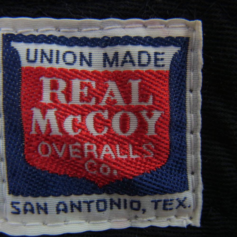 The REAL McCOY'S ザリアルマッコイズ MA7104 WOOL CAP MISSION ウールキャップ ブラック系 M【中古】