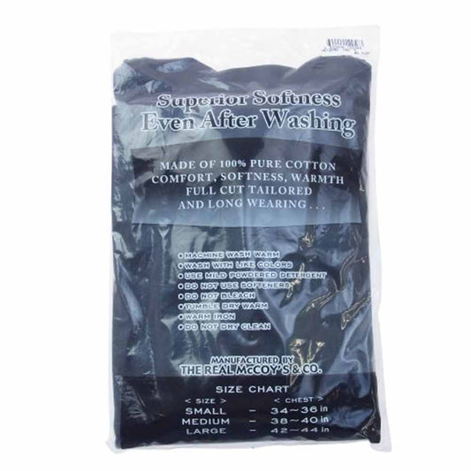 The REAL McCOY'S ザリアルマッコイズ MC12030 2pcs PACK TEE USA製 2パック クルーネック 半袖Tシャツ ブラック系 S【新古品】【未使用】【中古】