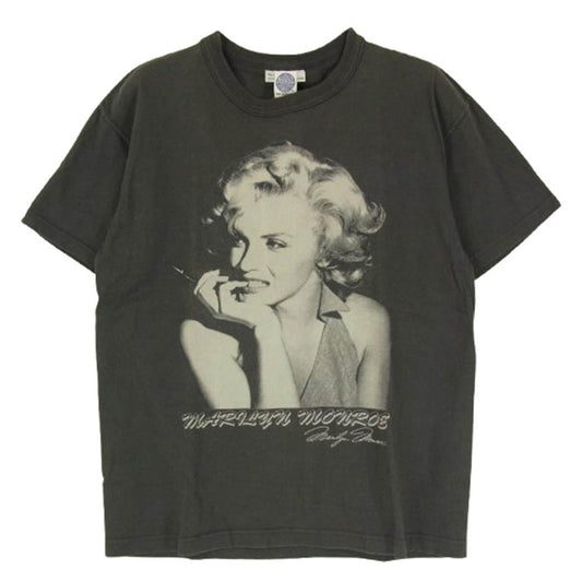 The REAL McCOY'S ザリアルマッコイズ TOY'S McCOY トイズマッコイ MARILYN MONROE TEE PICTURE マリリンモンロー フォト 半袖Tシャツ チャコール系 S【中古】