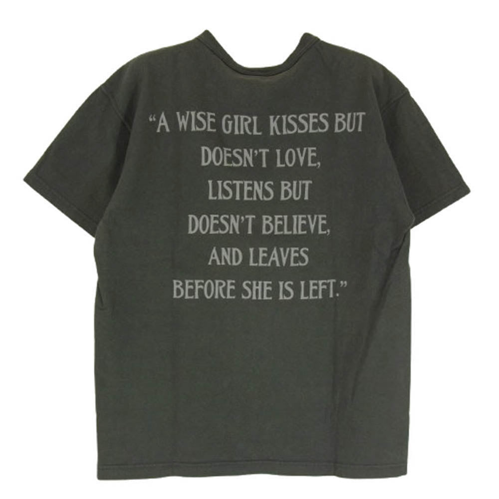 The REAL McCOY'S ザリアルマッコイズ TOY'S McCOY トイズマッコイ MARILYN MONROE TEE PICTURE マリリンモンロー フォト 半袖Tシャツ チャコール系 S【中古】