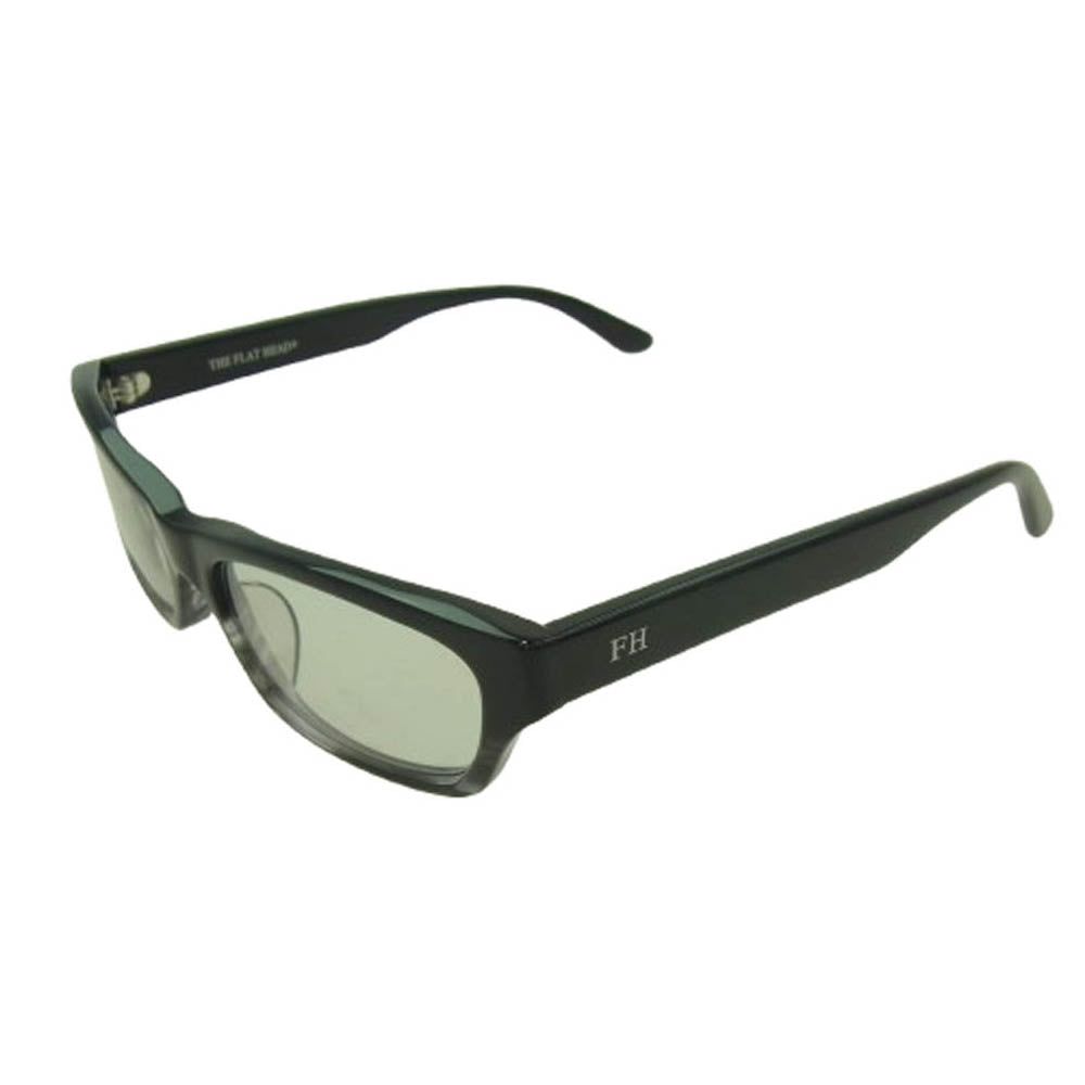 THE FLAT HEAD ザフラットヘッド サングラス アイウェア 眼鏡 ブラック系【中古】