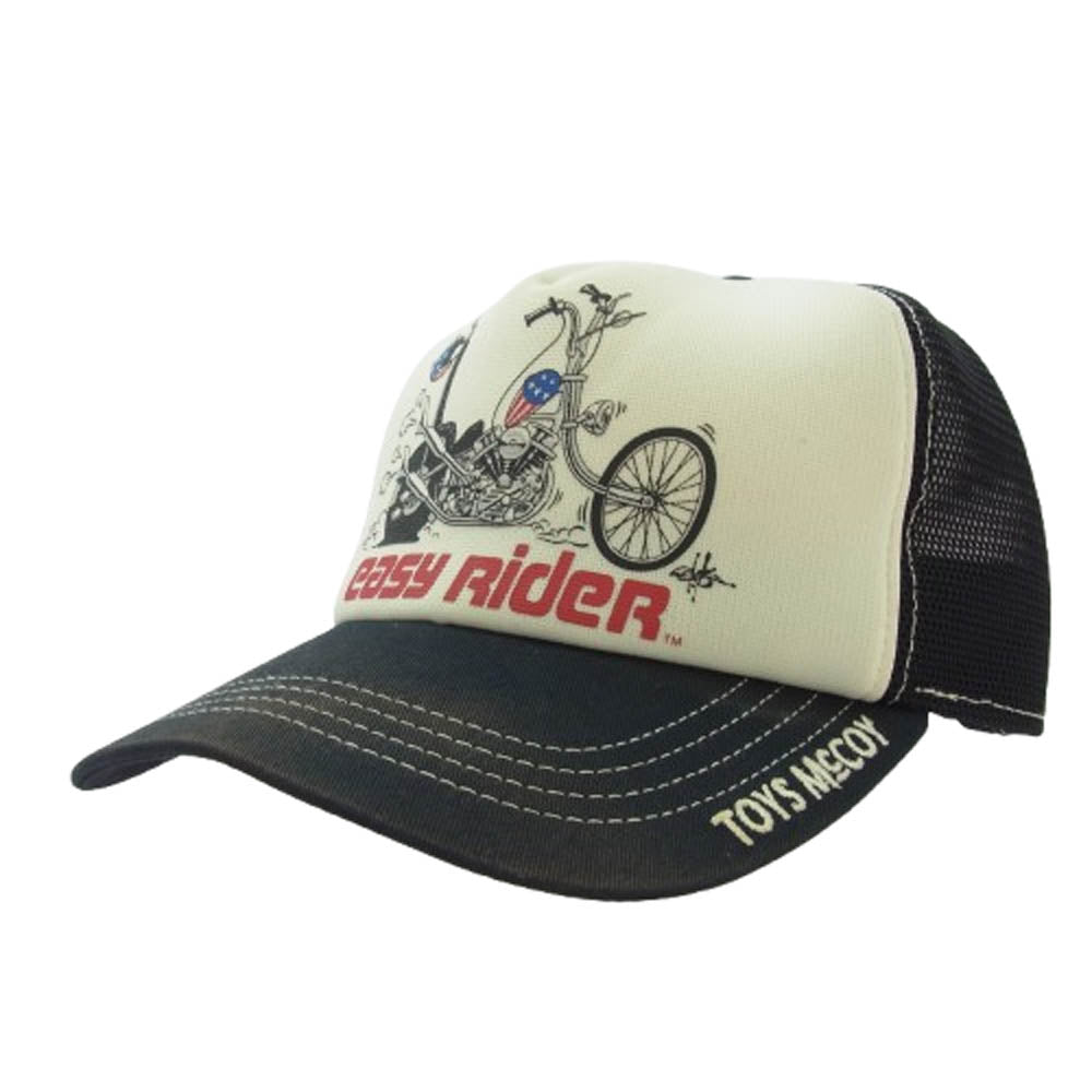 The REAL McCOY'S ザリアルマッコイズ TOYS McCOY トイズマッコイ EASY RIDER MESH CAP RIDE TO LIVE,LIVE TO RIDE イージーライダー キャップ ブラック系 表記サイズ無し【中古】