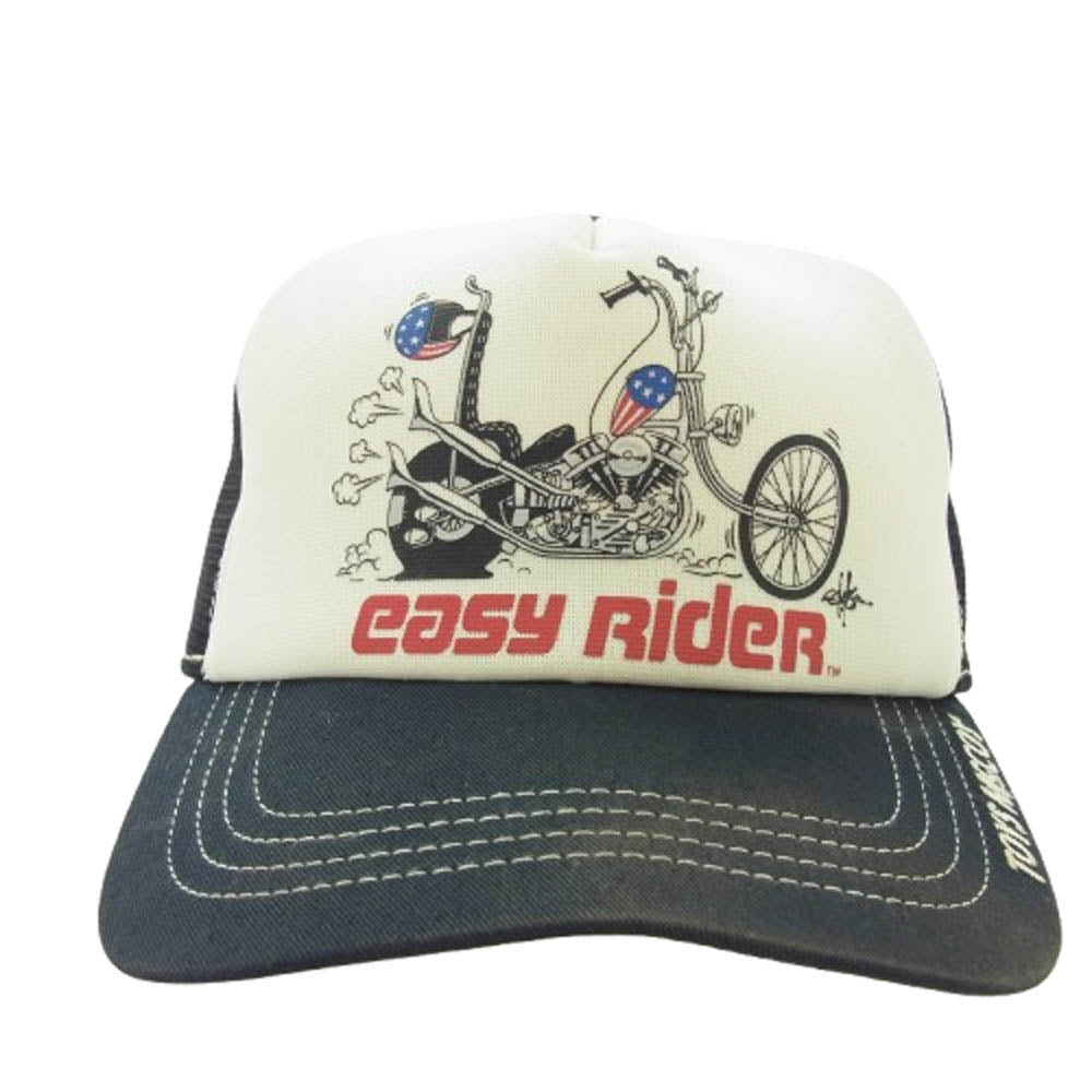 The REAL McCOY'S ザリアルマッコイズ TOYS McCOY トイズマッコイ EASY RIDER MESH CAP RIDE TO LIVE,LIVE TO RIDE イージーライダー キャップ ブラック系 表記サイズ無し【中古】