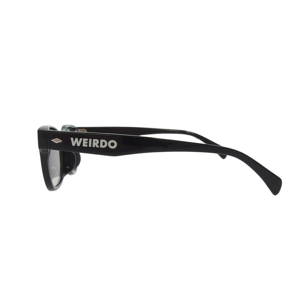 WEIRDO ウィアード サングラス アイウェア 眼鏡 ブラック系【中古】