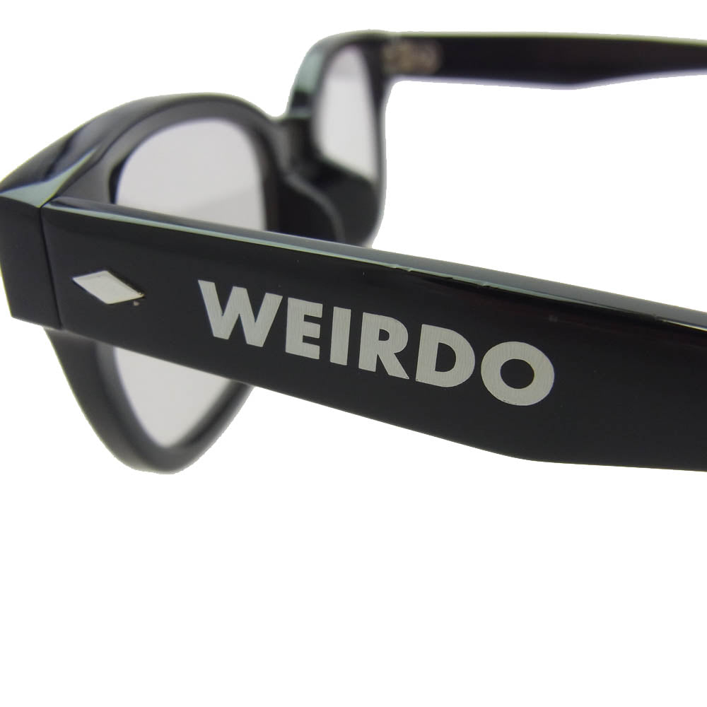 WEIRDO ウィアード サングラス アイウェア 眼鏡 ブラック系【中古】
