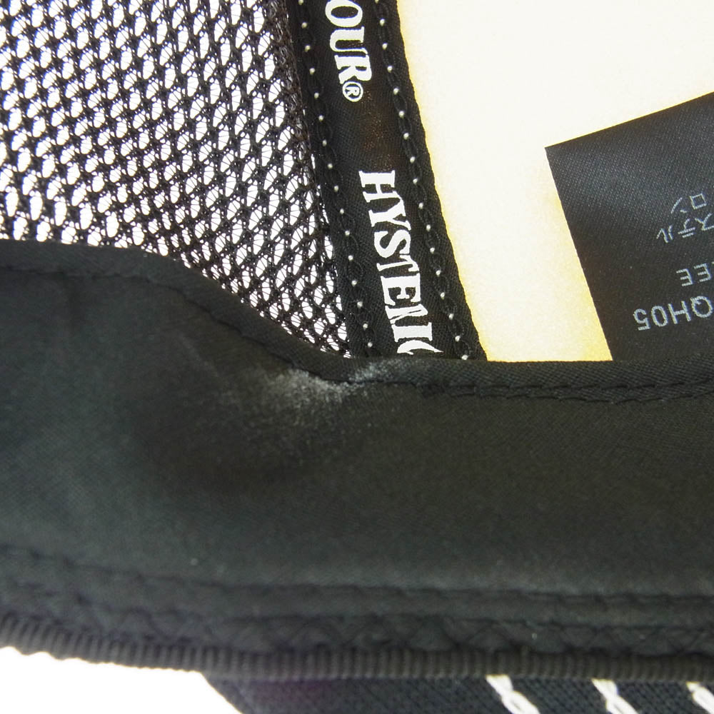 HYSTERIC GLAMOUR ヒステリックグラマー 02221QH05 SPEEDSTER メッシュキャップ ブラック系 FREE【中古】