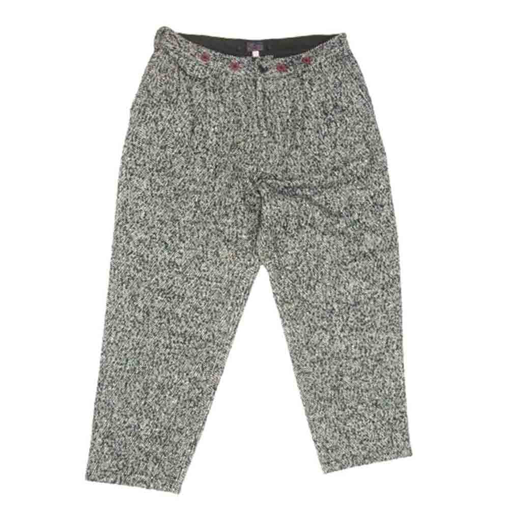 Pherrow's フェローズ 19W-PTTP1-HB Herringbone Tapered Slacks ヘリンボーン テーパード スラックスパンツ ブラック系 LG【中古】