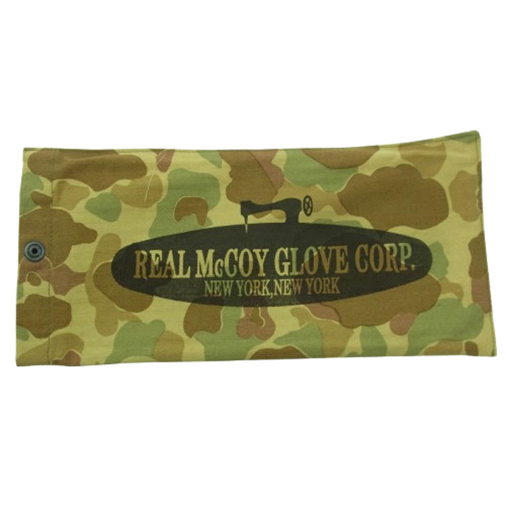 The REAL McCOY'S ザリアルマッコイズ MA4006 Horse Hoide Glove ホースハイド レザー グローブ 手袋 ライトブラウン系 8.1/2【美品】【中古】