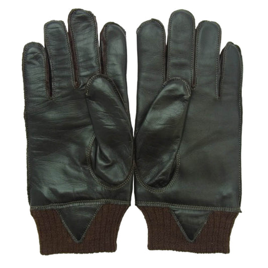 The REAL McCOY'S ザリアルマッコイズ MA18107 TYPE A-10 GLOVES ポニーハイド レザー グローブ 手袋 ブラウン系 8.1/2【美品】【中古】